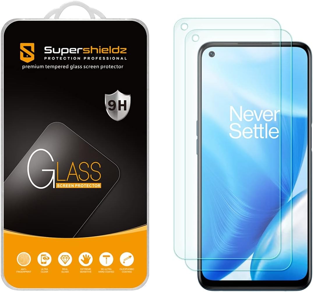2PCS Screen Protector for OnePlus Nord N200 5G 6.1 Inch Tempered Glass Anti Scra