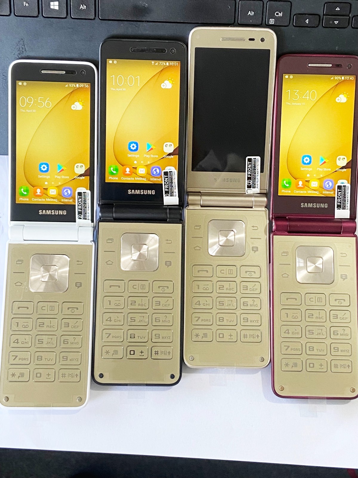 Samsung Galaxy Folder SM-G1600 16GB ROM-All colors-Unlocked Tested Flip phone