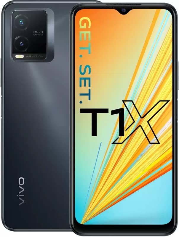 Vivo T1X Gravity Black (RAM 4GB, 128GB) 6.58″ 50MP-Camera Unlocked Phone