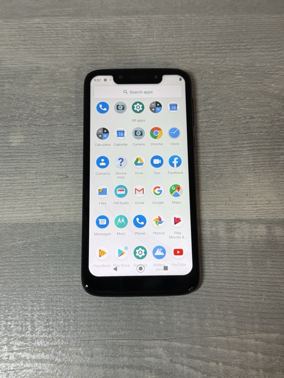 Motorola Moto G7 Play Revvl 32GB T-Mobile – Black XT1952-4