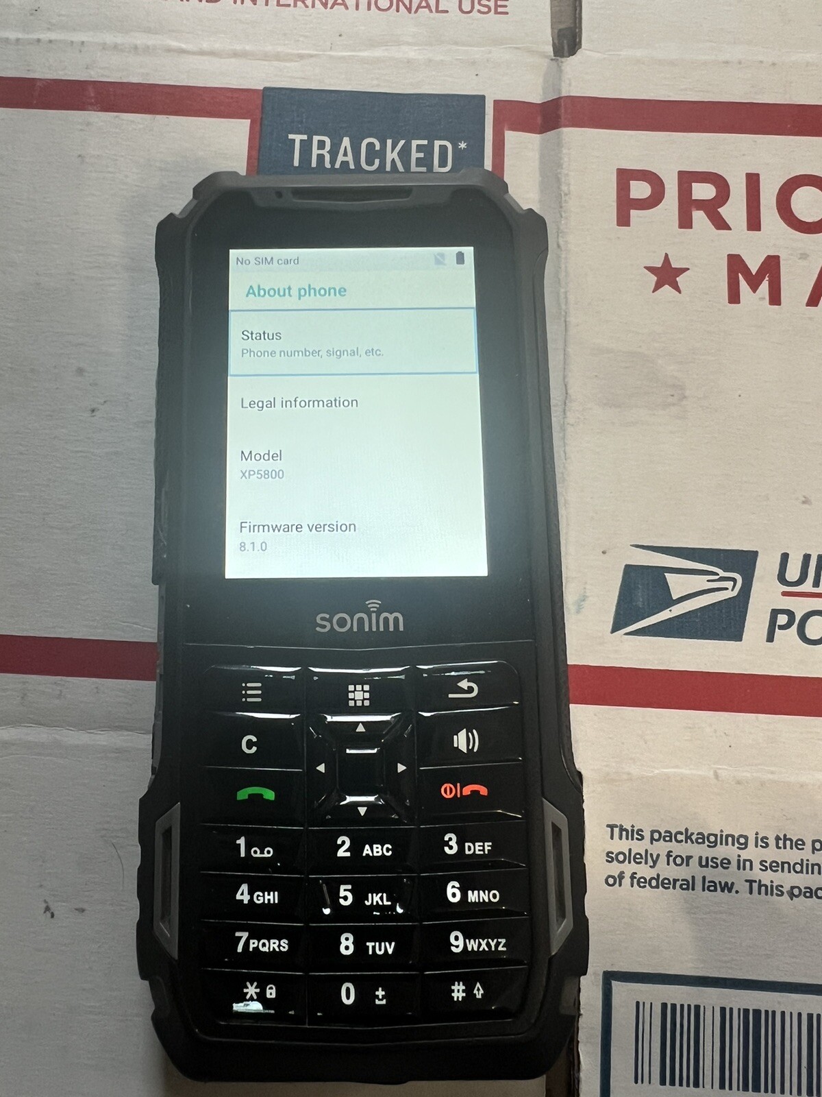 Sonim XP5s XP5800 (AT&T) Rugged Android PTT Smartphone Waterproof Dual