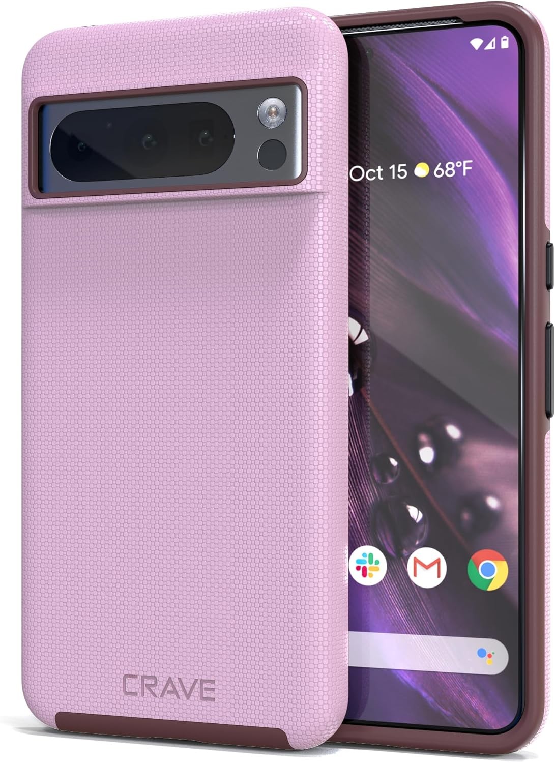 Shockproof Protection Dual Layer Case for Google Pixel 8 Pro (6.7 inch) – Lilac