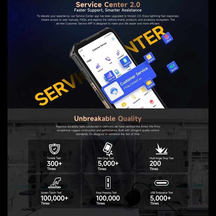Ulefone Armor X16 Pro 8GB 256GB Unlocked Rugged Phone Night Vision IP68 IP69K