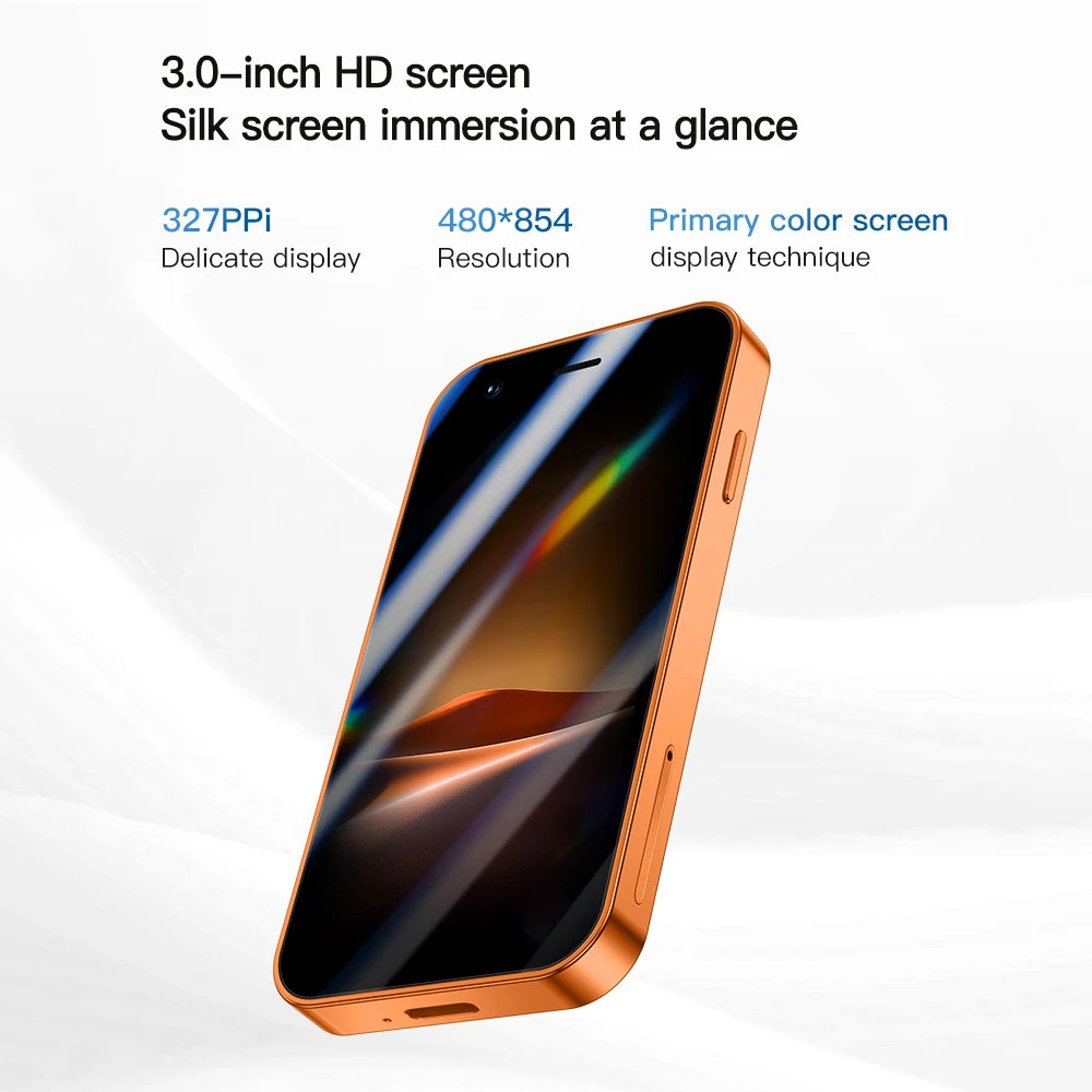A17 Mini Android 8.1 Smartphone 3.0 inch 2GB RAM 16GB ROM Dual SIM Spare Phone