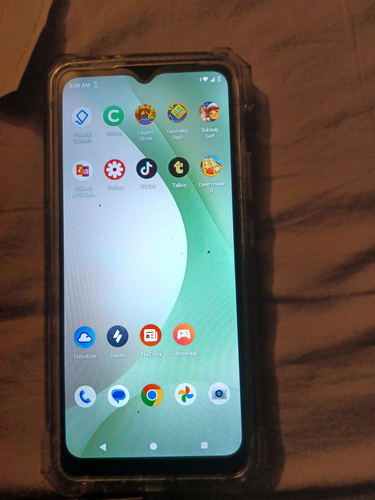 BLU smart phone with titok installed