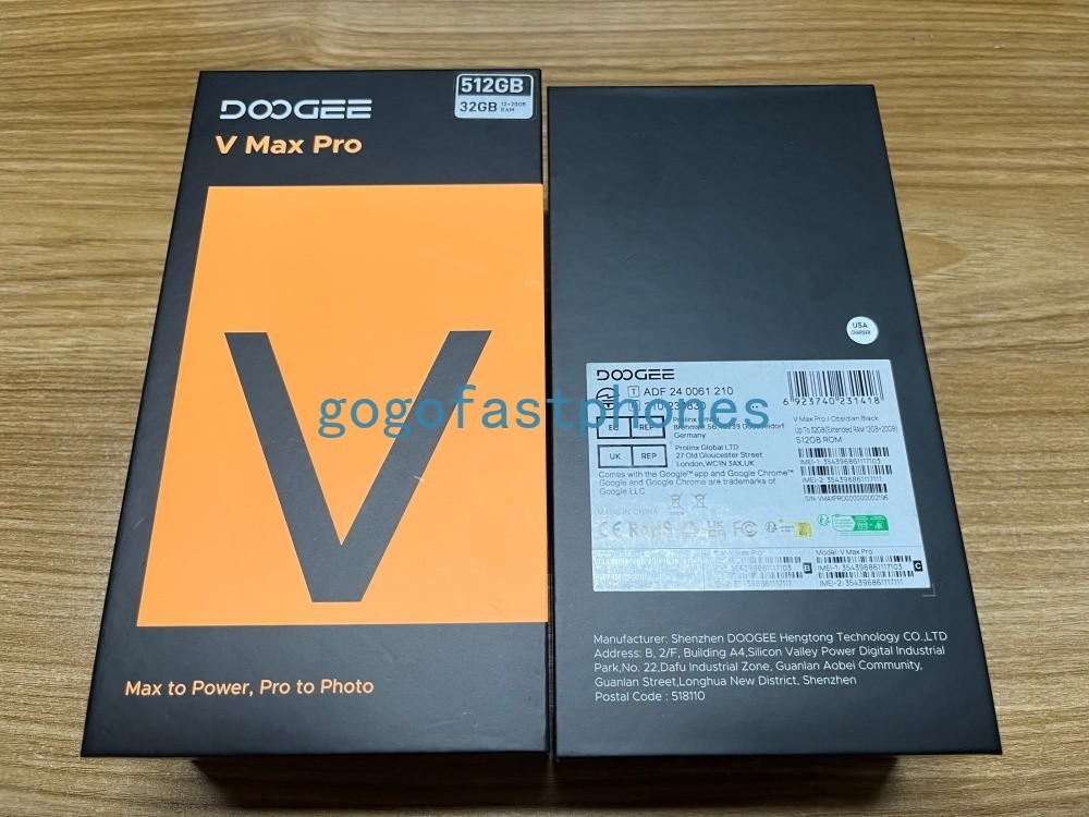 Unlocked DOOGEE V Max Pro 5G Rugged phone 32GB+512GB 108MP IP68/IP69K 22000mAh