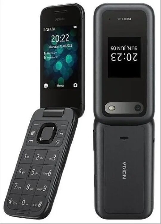 Nokia 2660 Flip Dual-SIM 4G LTE 5.0MP 2.8″ Flip Mobile Phone Original