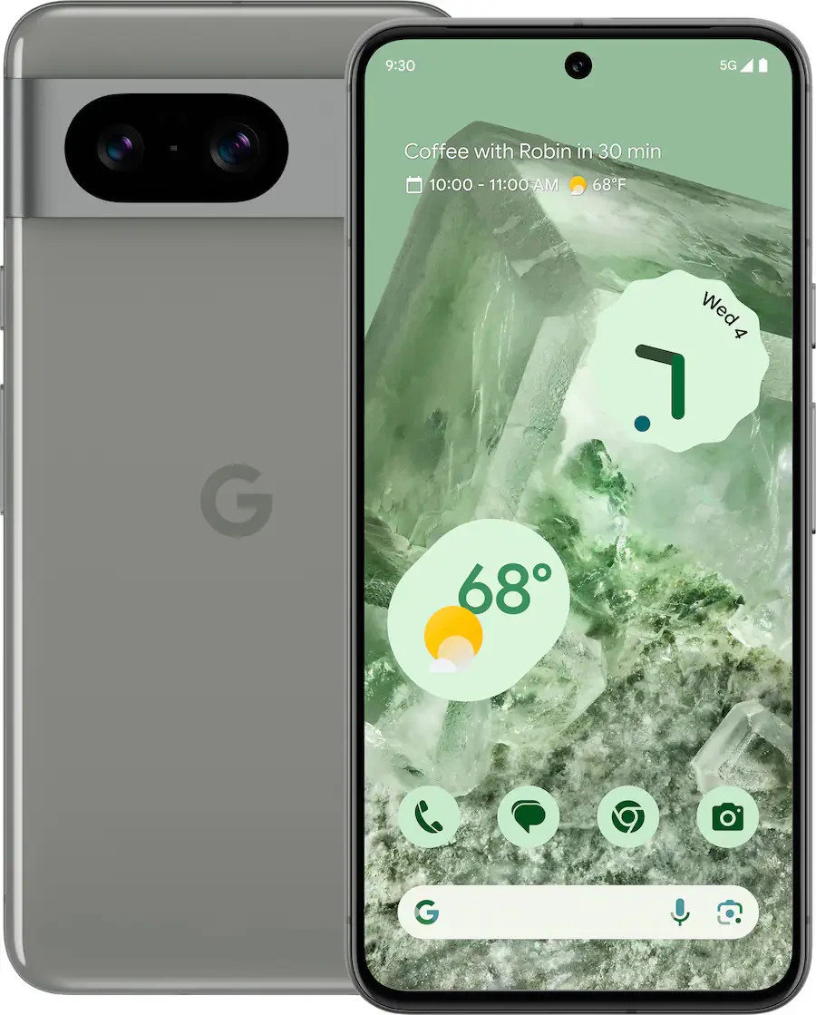 Google Pixel 8 Android Smartphone – 128GB – Hazel – GA04823-US – Unlocked – New