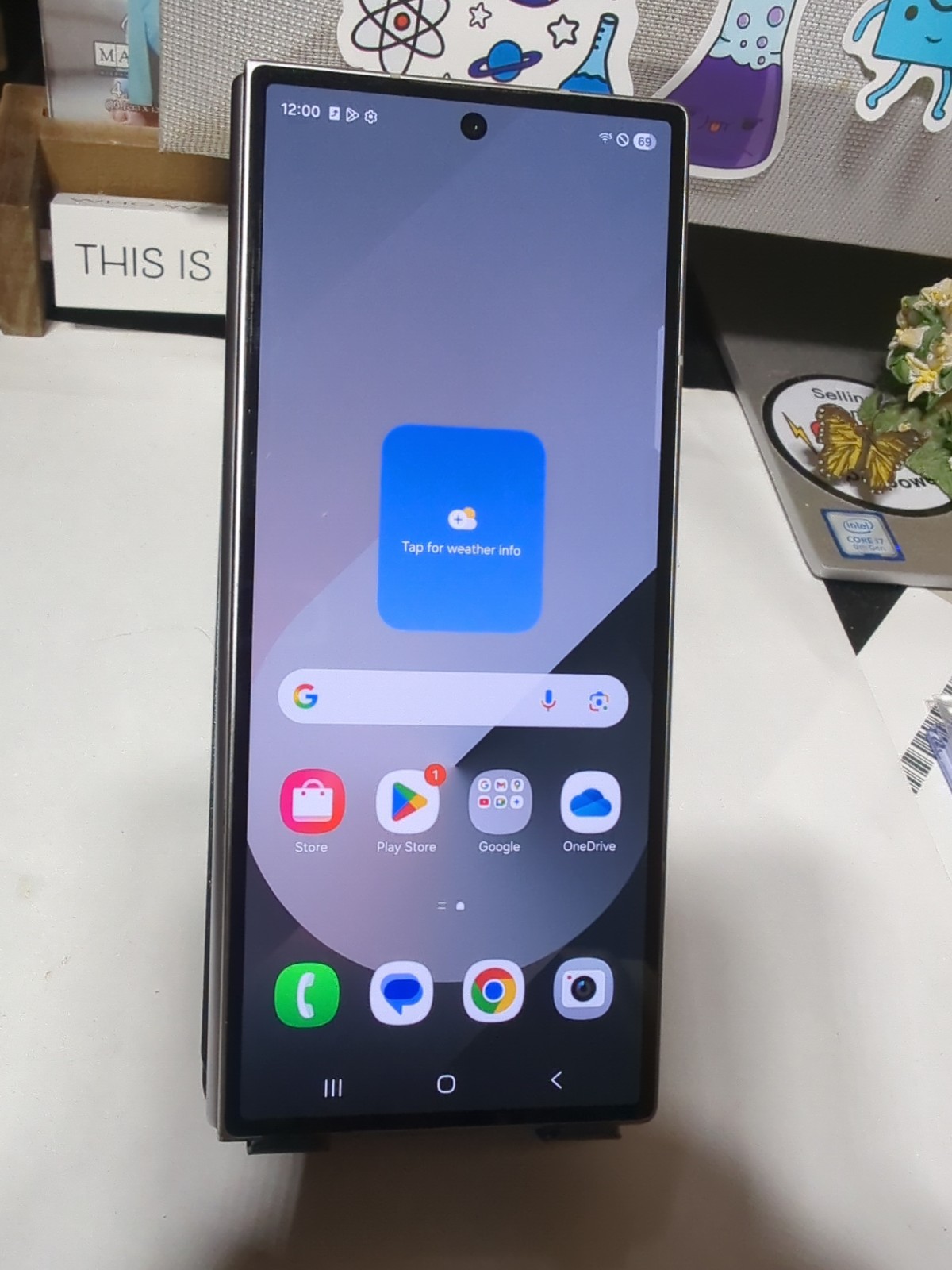 ⚠️READ⚠️ Samsung Galaxy Z Fold6 1024GB silver, Factory Unlocked SM-F956U1 #61316