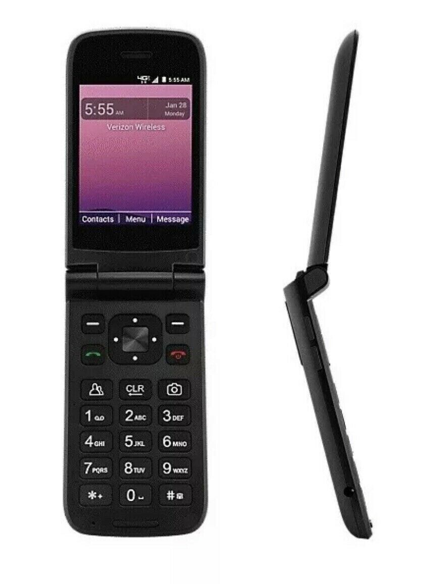 (T-MOBILE) Orbic Journey V RC2200L Black 4G LTE Postpaid Flip Phone – OPEN BOX