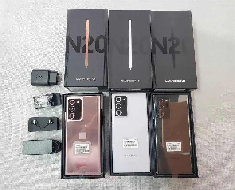 🔥NEW Samsung Galaxy Note 20 Ultra 5G SM-N986U1 128GB GSM+CDMA Factory Unlocked