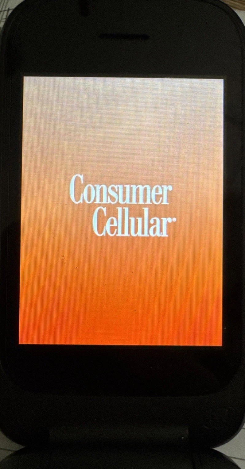 Consumer Cellular-Iris Flip- SH3320 3.2″ 8GB Flip Phone-C Bk -SH3320CB Works