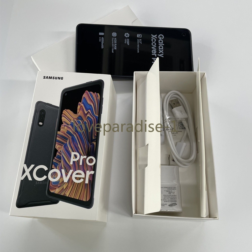 Samsung Galaxy Xcover Pro SM-G715U1 64GB-Black Factory Unlocked – New Unopened