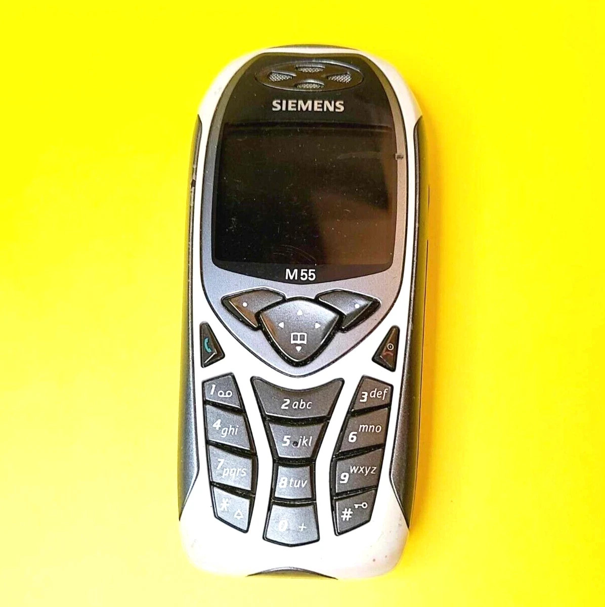 *100% UNTESTED* SIEMENS M55 GSM 2G ONLY BLACK & ORANGE CANDY BAR RARE CELL PHONE
