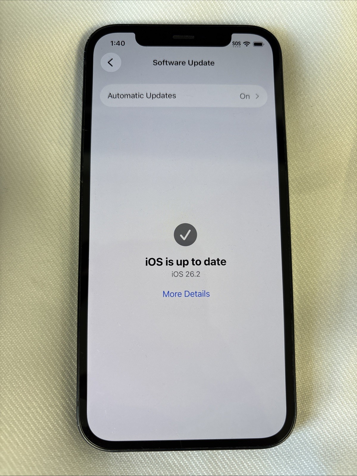 Apple iPhone 12 64GB – A2172 MGEF3LL/A Tested Works Factory Reset