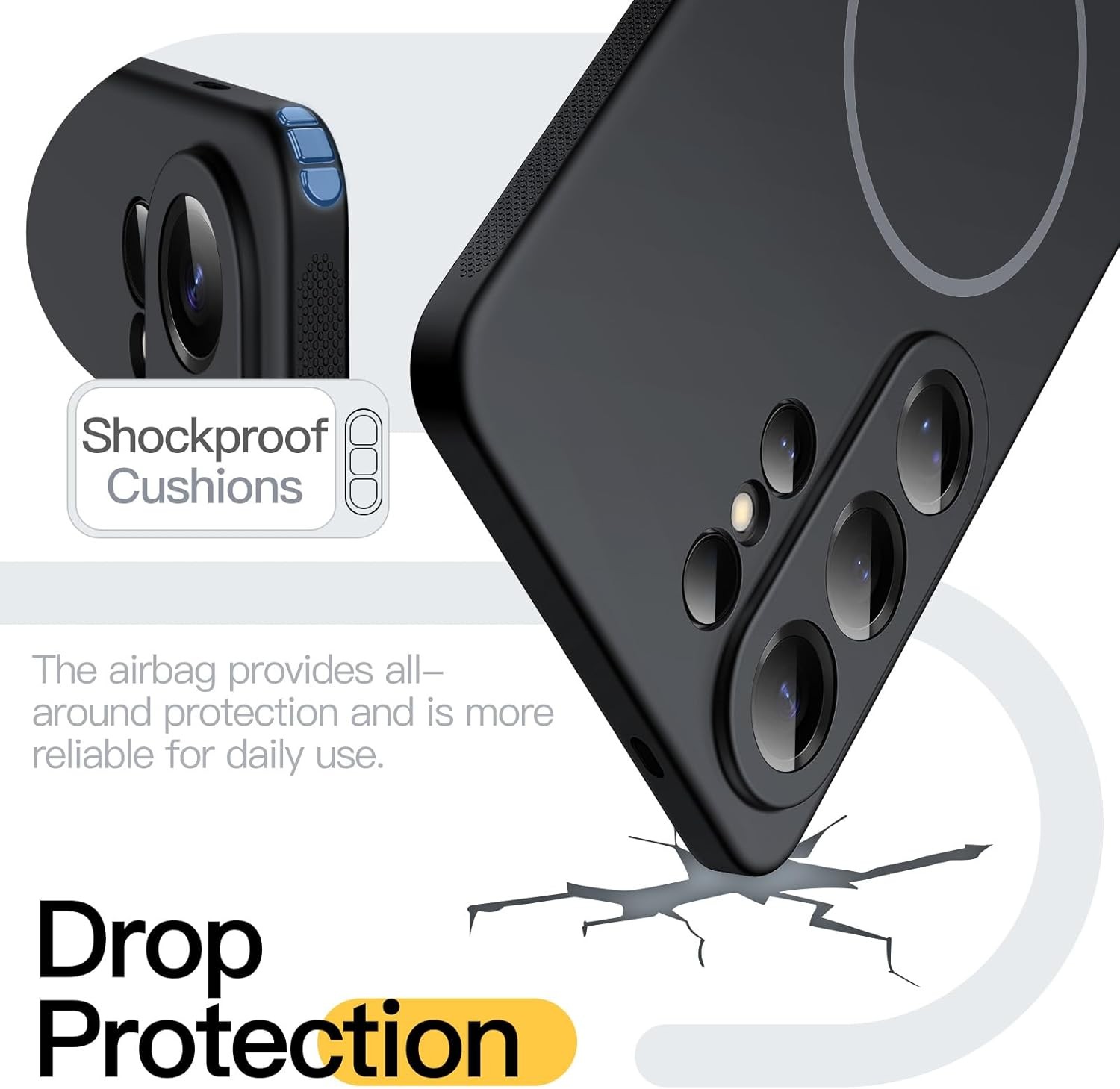 for Samsung Galaxy S26 Ultra Slim Case Anti-Slip Grip & Camera Lens Protecor
