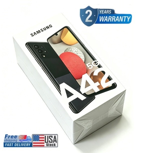 Brand NEW Sealed Samsung Galaxy A42 5G 128GB Factory Unlocked -Black-🚚USA STOCK