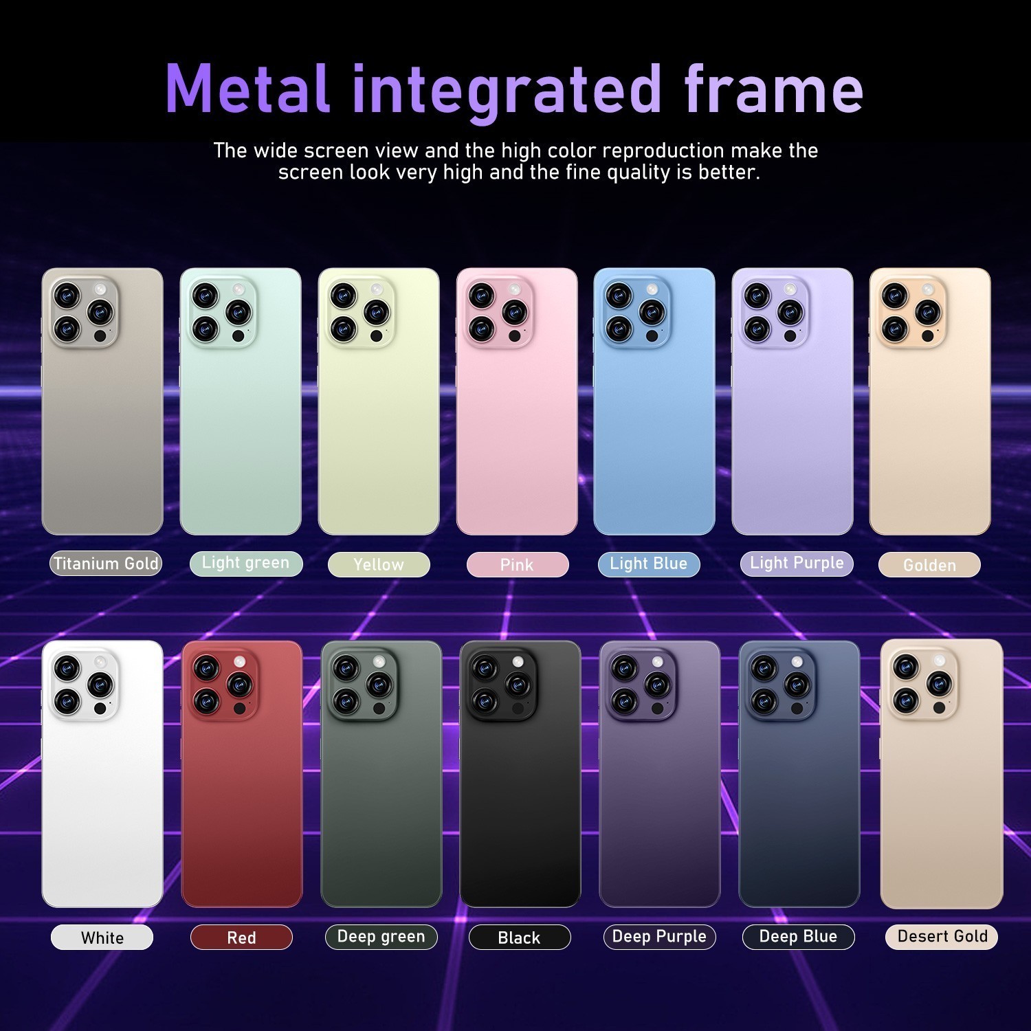 Smartphone G15 Pro MAX 256GB 5G Unlocked Cell Phone Android 14 6000mAh