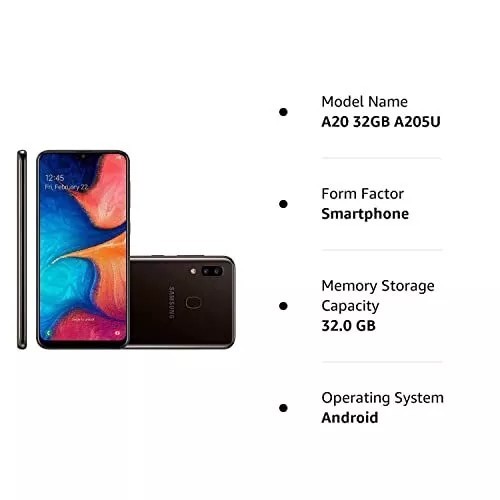 📱Brand New Sealed Samsung Galaxy A20 SM-A205U 32GB Factory Unlocked ※Black※US