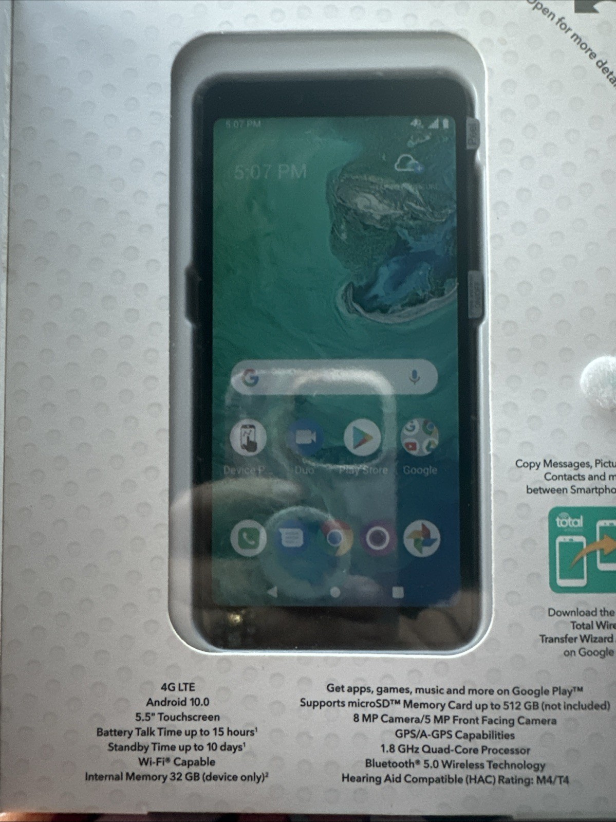 Total Wireless Unlimited, Talks, And Text ￼TCL A2 Phone With Hotspot ￼