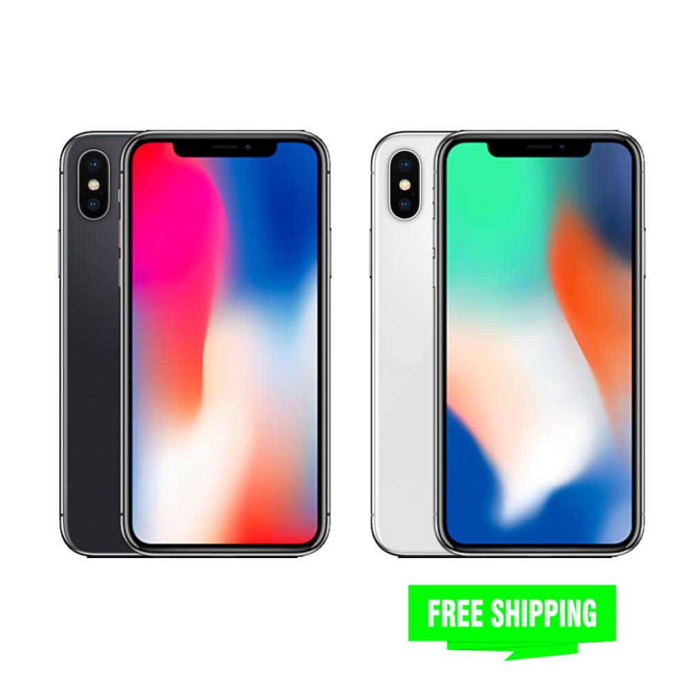 Apple iPhone X – Space Gray Silver – 64GB / 256GB Fully Unlocked Verizon 4G