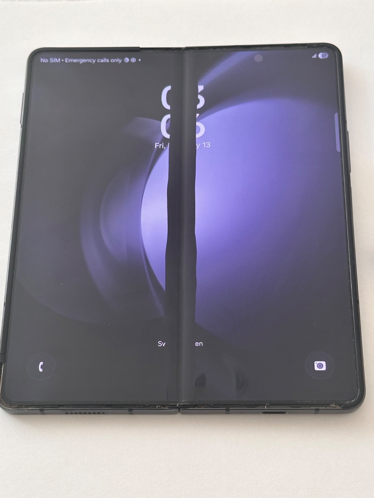 Samsung Galaxy Z Fold5 – 256 GB – Black (Unlocked) * Please read description
