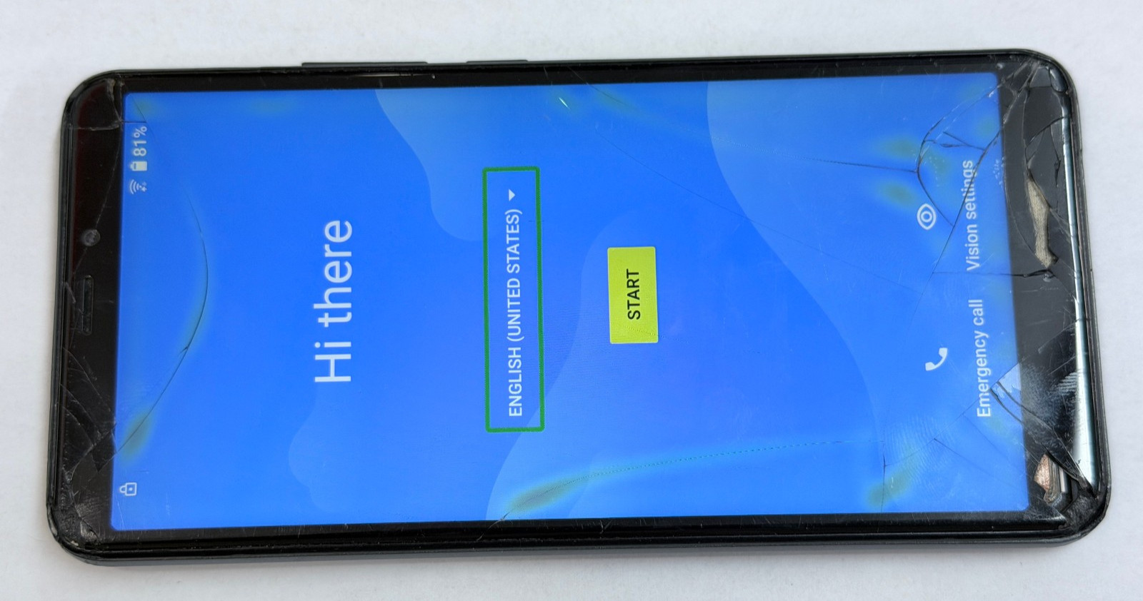 Coosea Bounce SL201D 32GB 4G LTE Smart Phone *CRACKED *FOR PARTS ONLY*