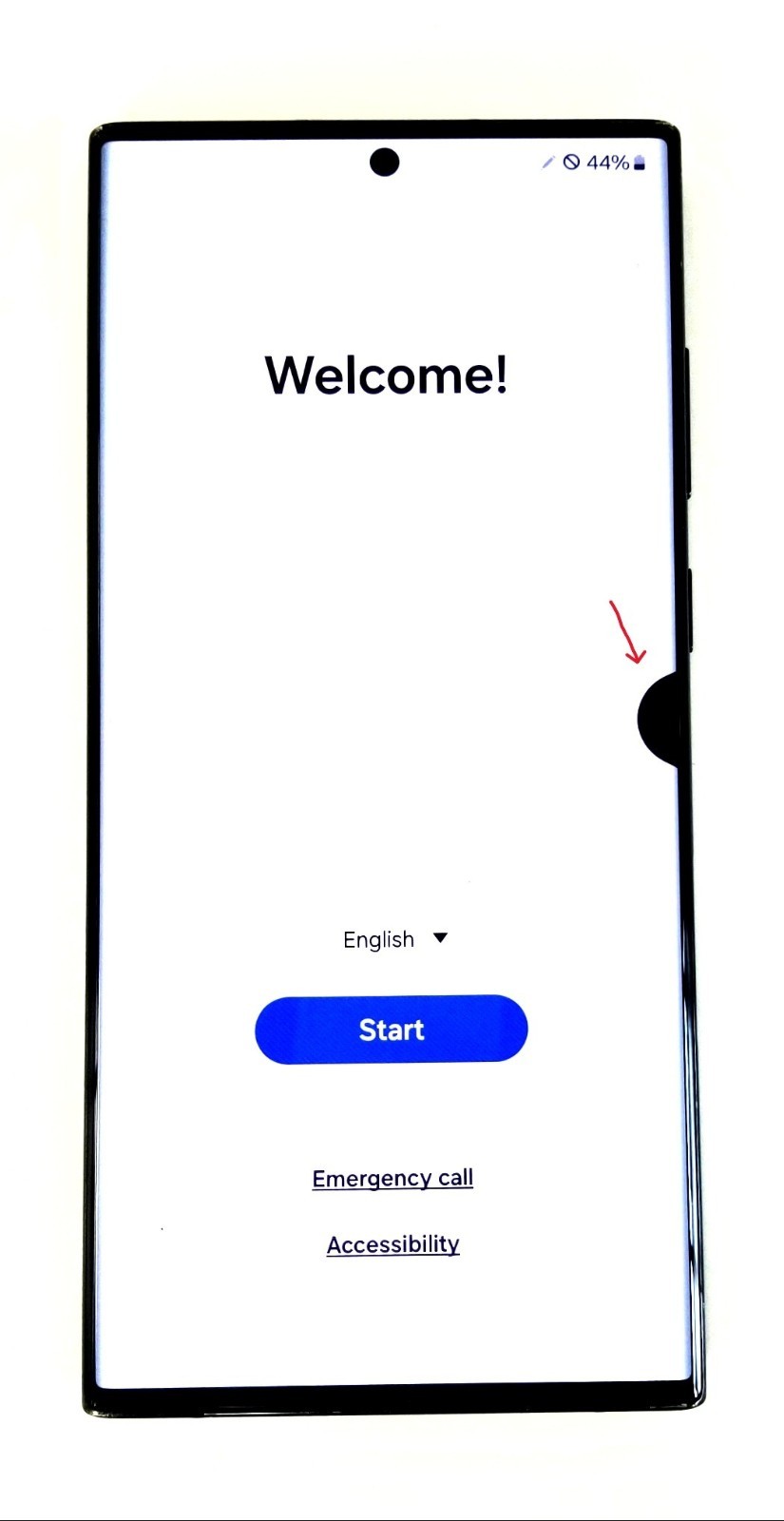 Samsung Galaxy S22 Ultra S908U1 256GB Unlocked Used Phone with Black Spot