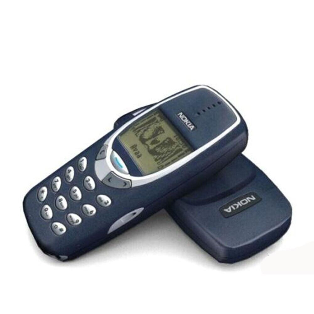 Nokia 3310 Blue Unlocked 2G GSM 900/1800 Good Quality Cellular Phone US