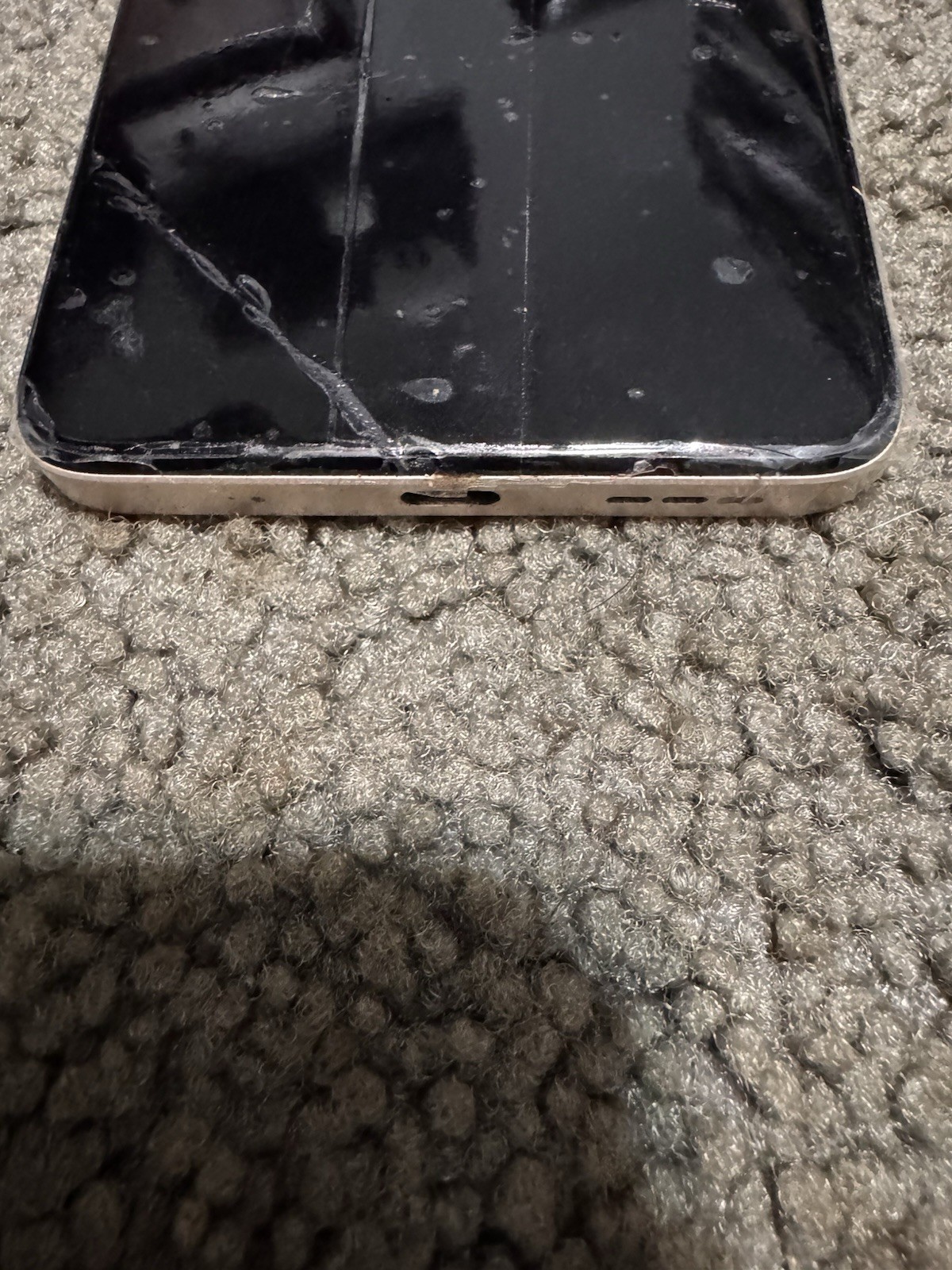 BLU G75 smartphone ,256GB Unlocked G1170WW 6.88″android 15, Black-for parts