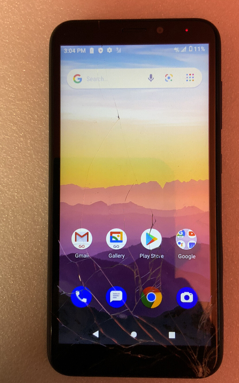 🧷 AT&T Prepaid Calypso 16GB Prepaid 👉PARTS/REPAIR, CRACKED SCREEN👈