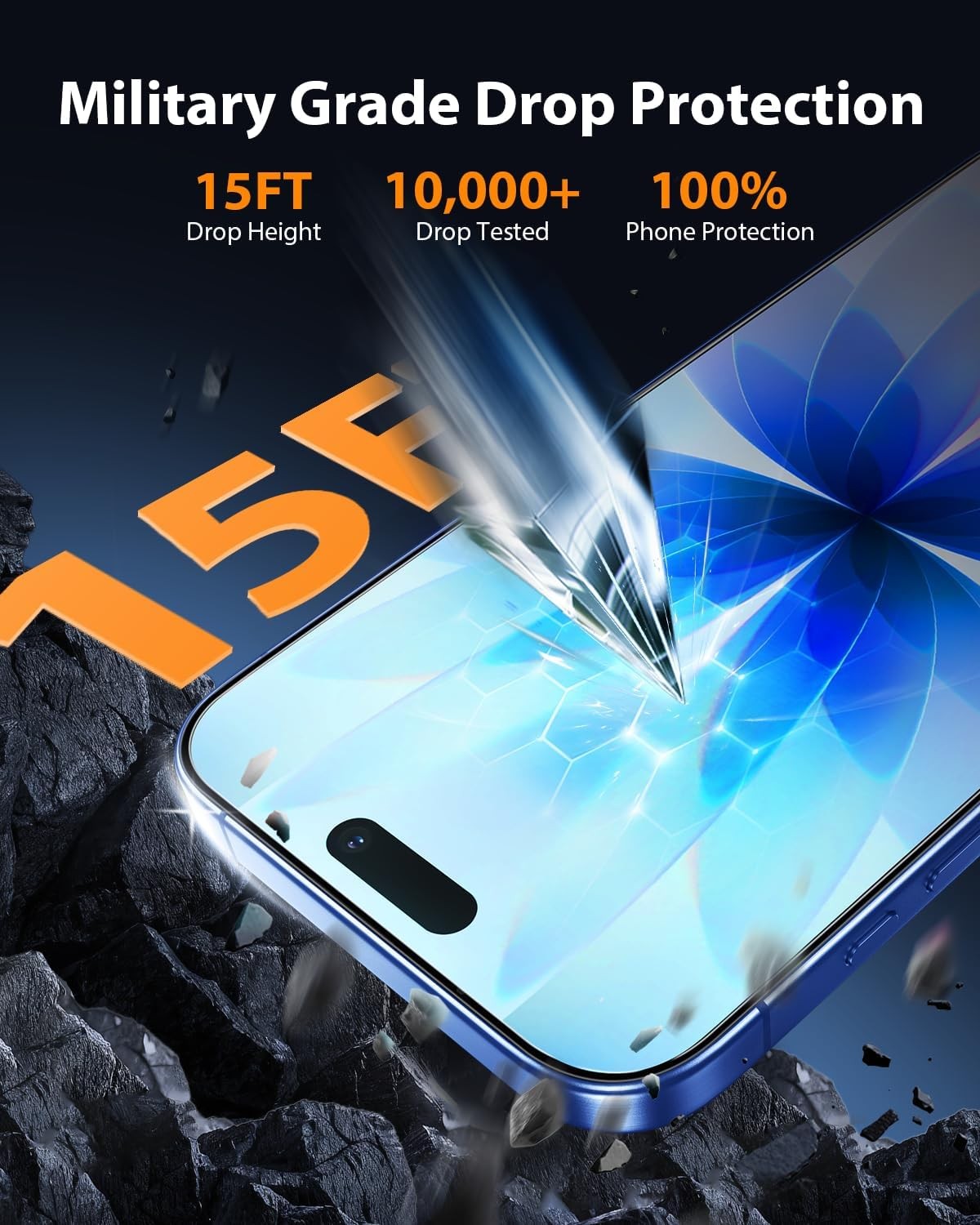 3PCS Screen Protector for iPhone Air 9H Hardness Military-Grade Drop Protection