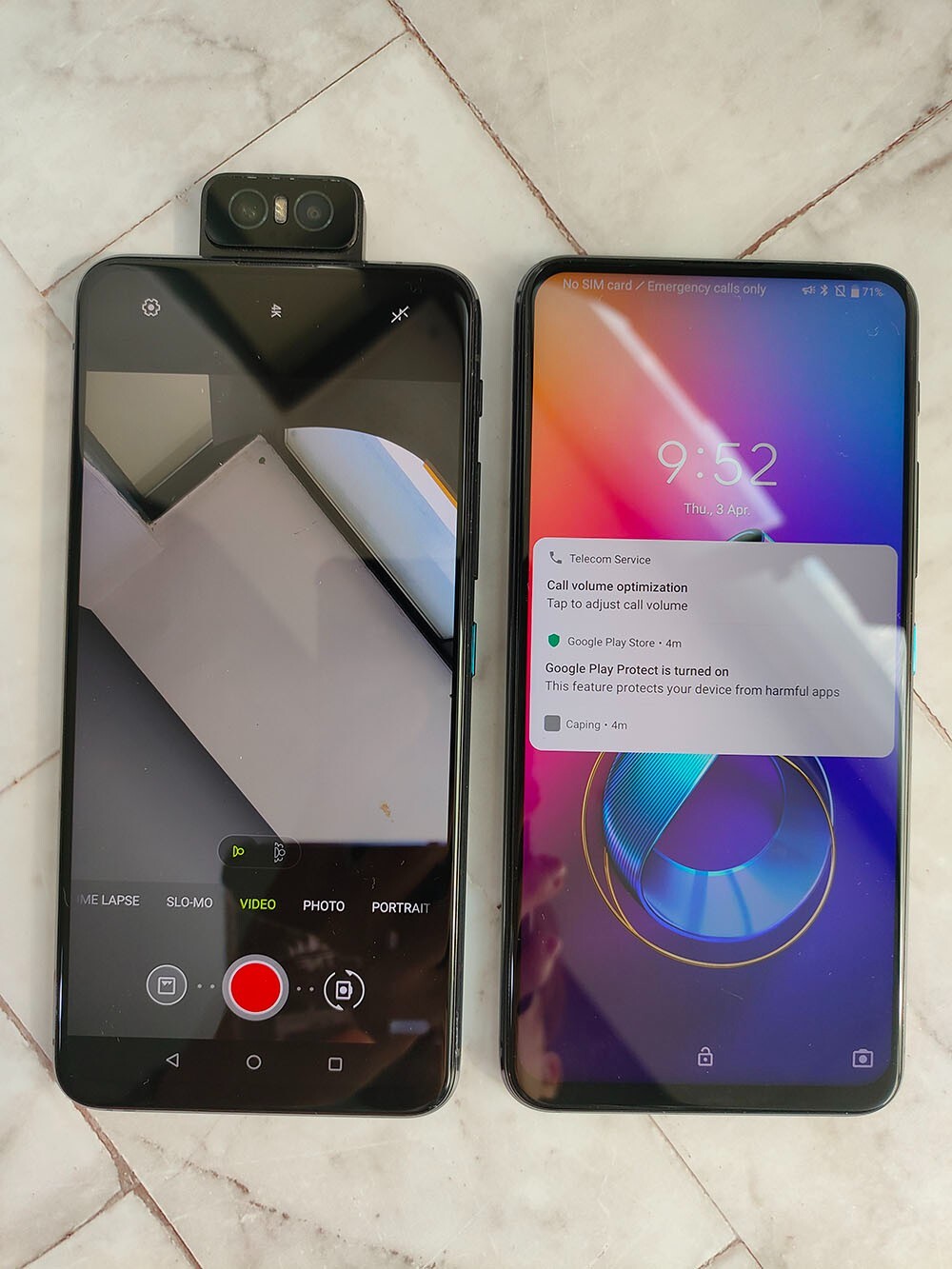Working ASUS ZenFone 6 – 128/256GB- Midnight Black (Unlocked) 4G Flip Camera