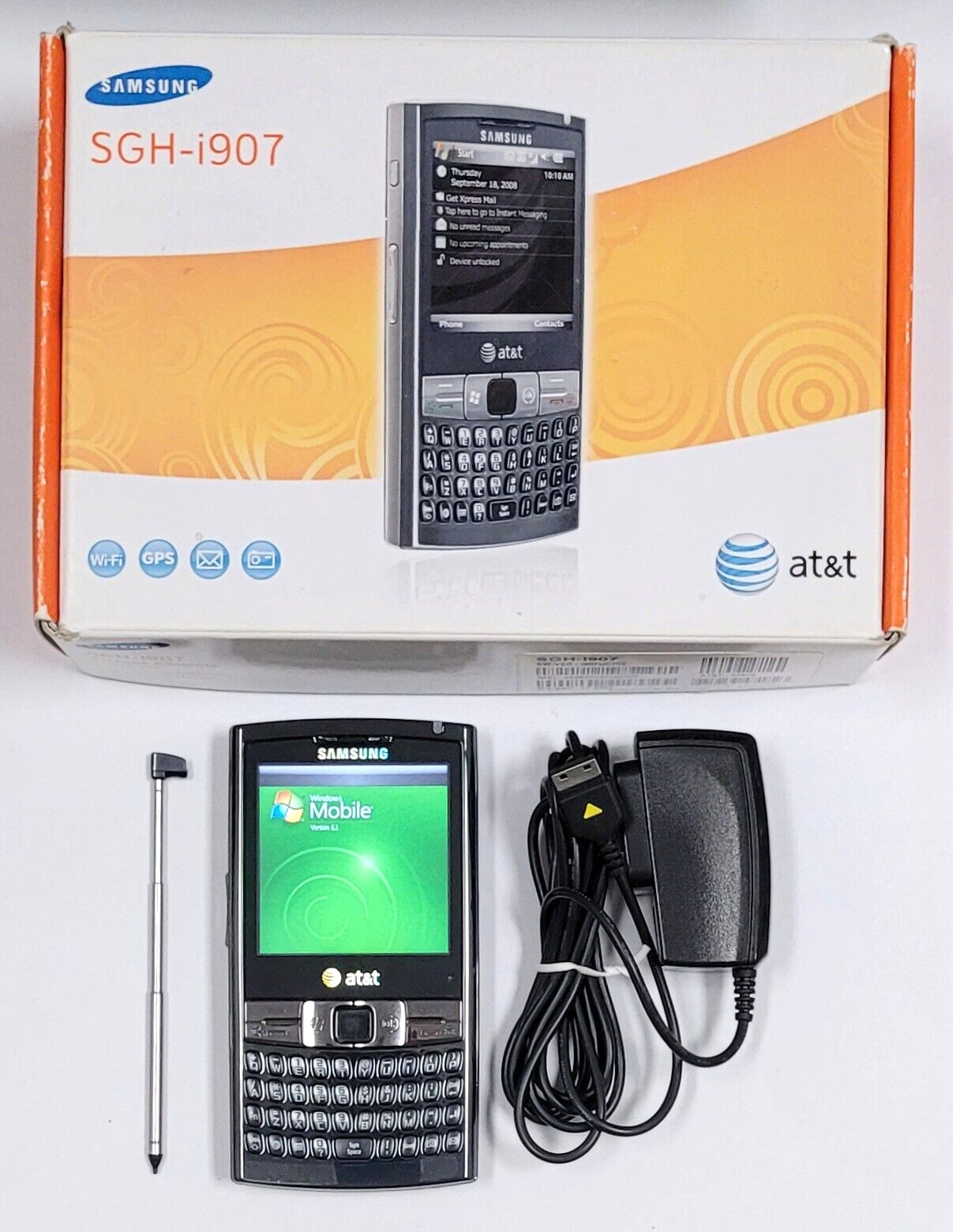 Samsung Epix SGH-i907 – Gray ( AT&T ) Very Rare Windows Smartphone w/ Games