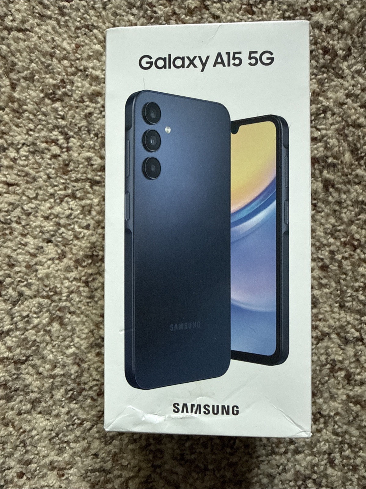 Samsung Galaxy A15 5G SM-A156U Unlocked 64GB Blue Black Excellent Ships FAST