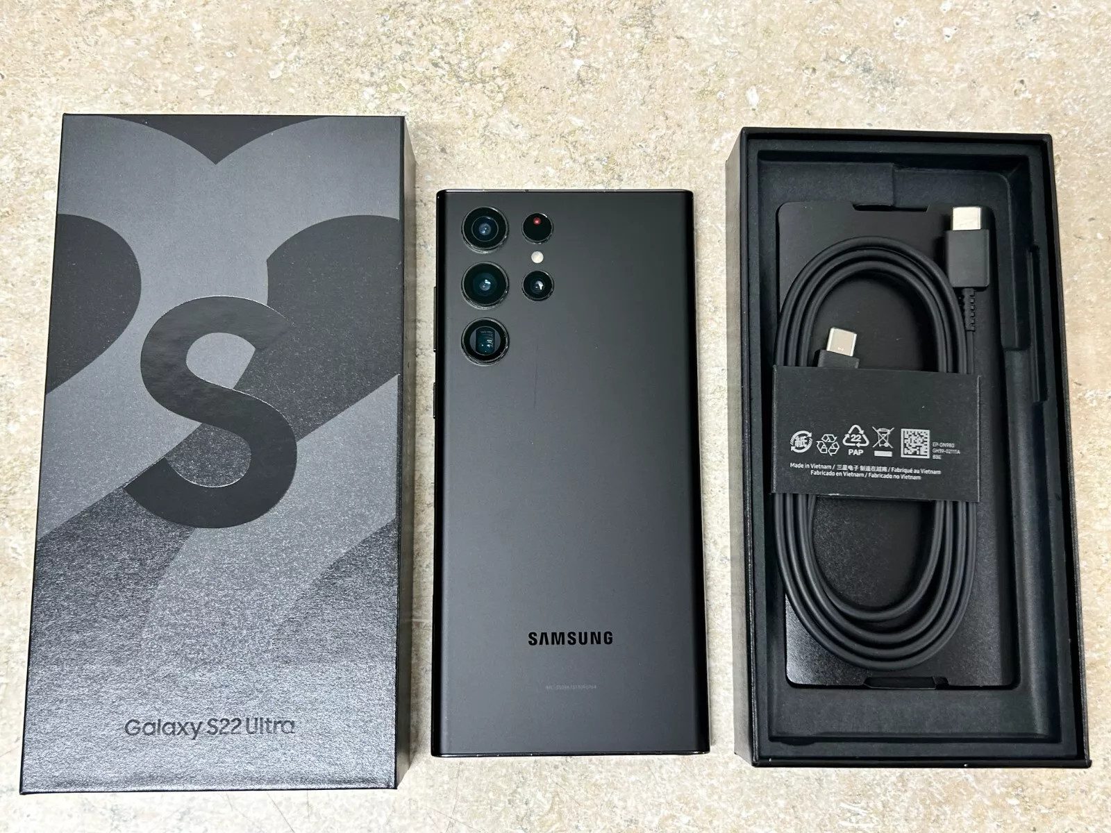 Samsung Galaxy S22 Ultra 5G SM-S908U 512GB~128GB Unlocked Excellent In Box A+