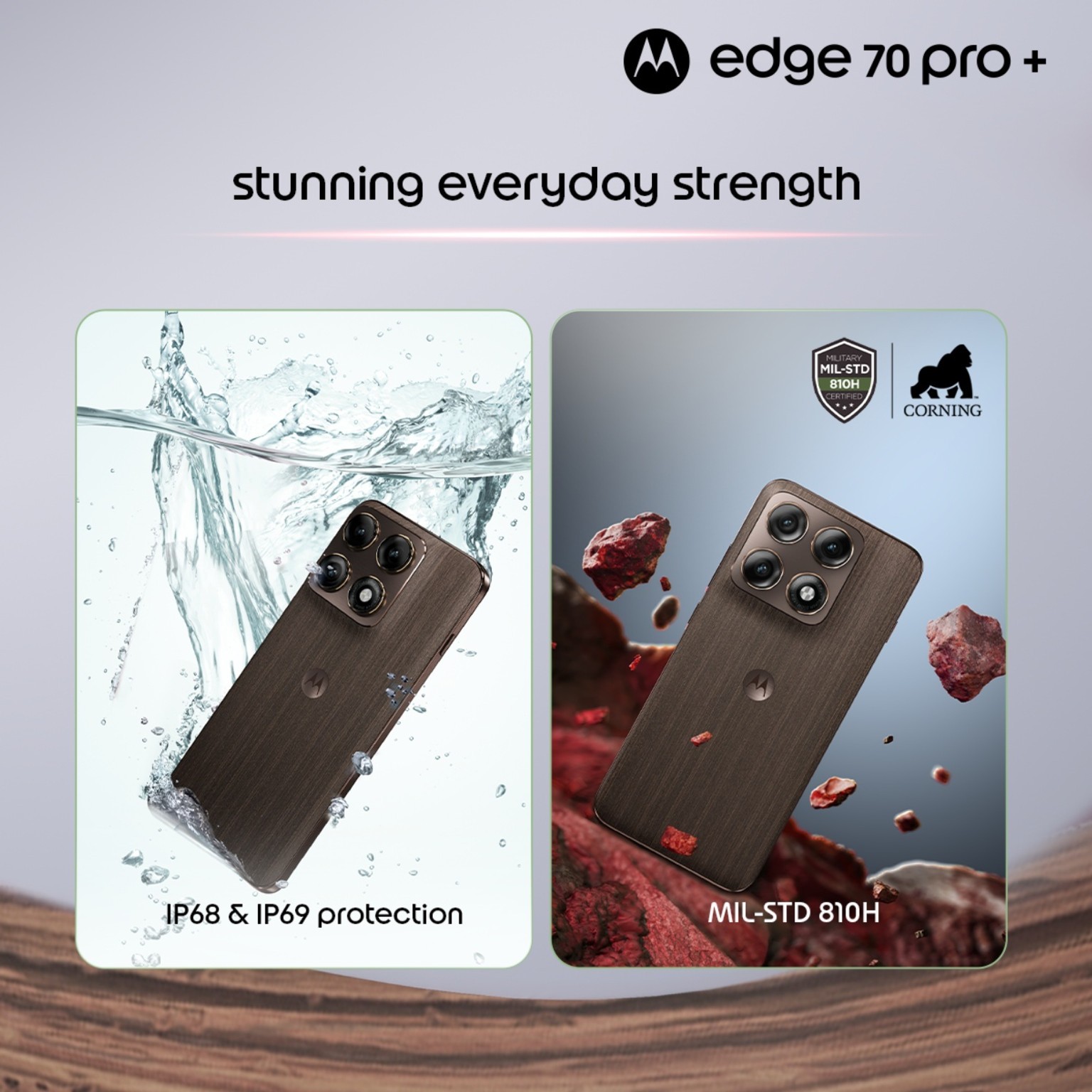 MOTOROLA Edge 70 Pro+ (Chicory Coffee, 256GB 12GB RAM) Dimensity 8500 Extreme.