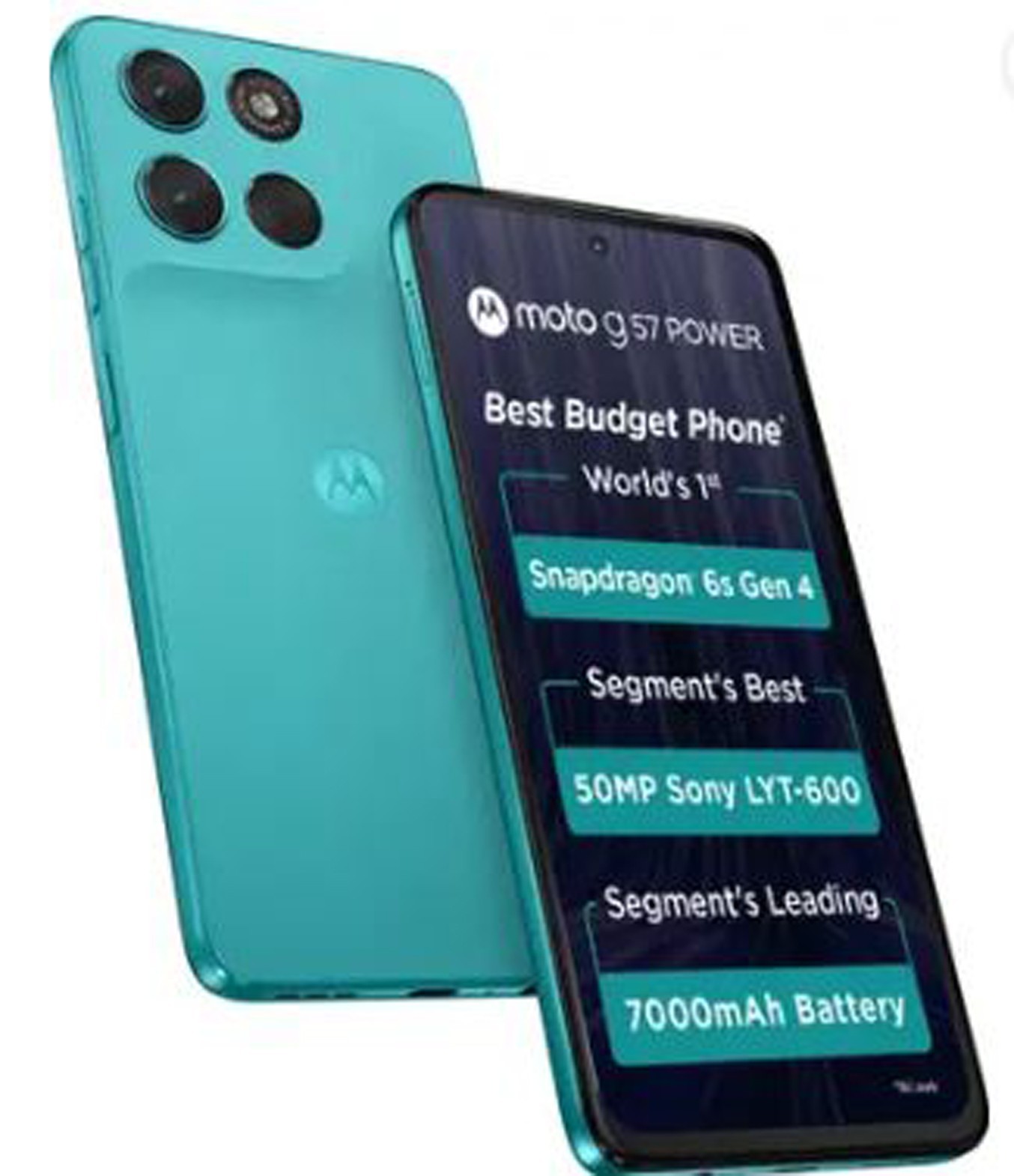 MOTOROLA g57 power 5G (Pantone Fluidity, 128 GB) (8 GB RAM) 6s Gen 4 Processor