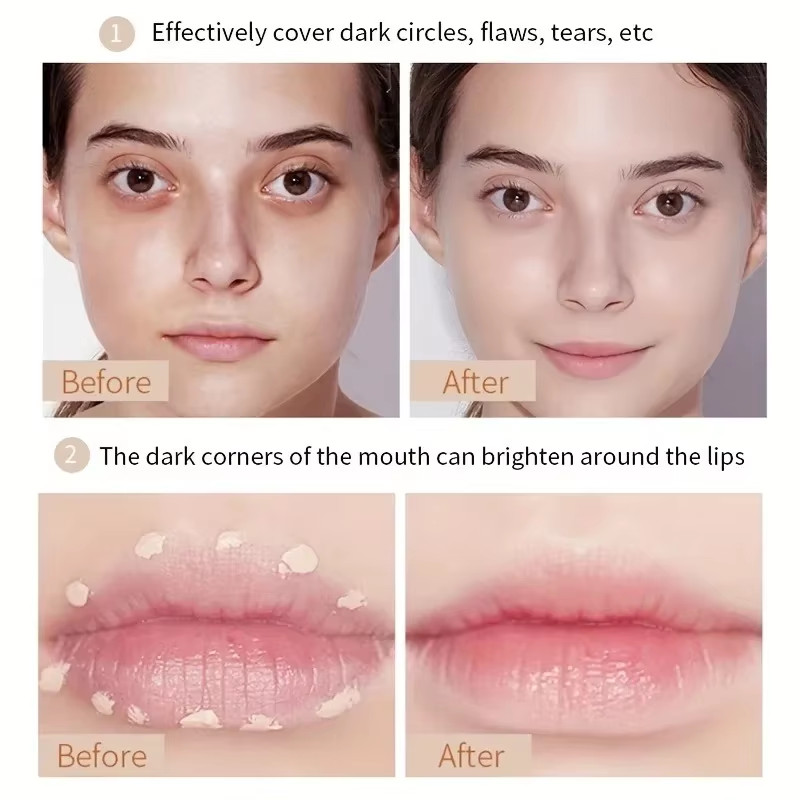 Waterproof & Sweatproof Concealer Cream – Tattoo Coverage, Long-Lasting Foundati