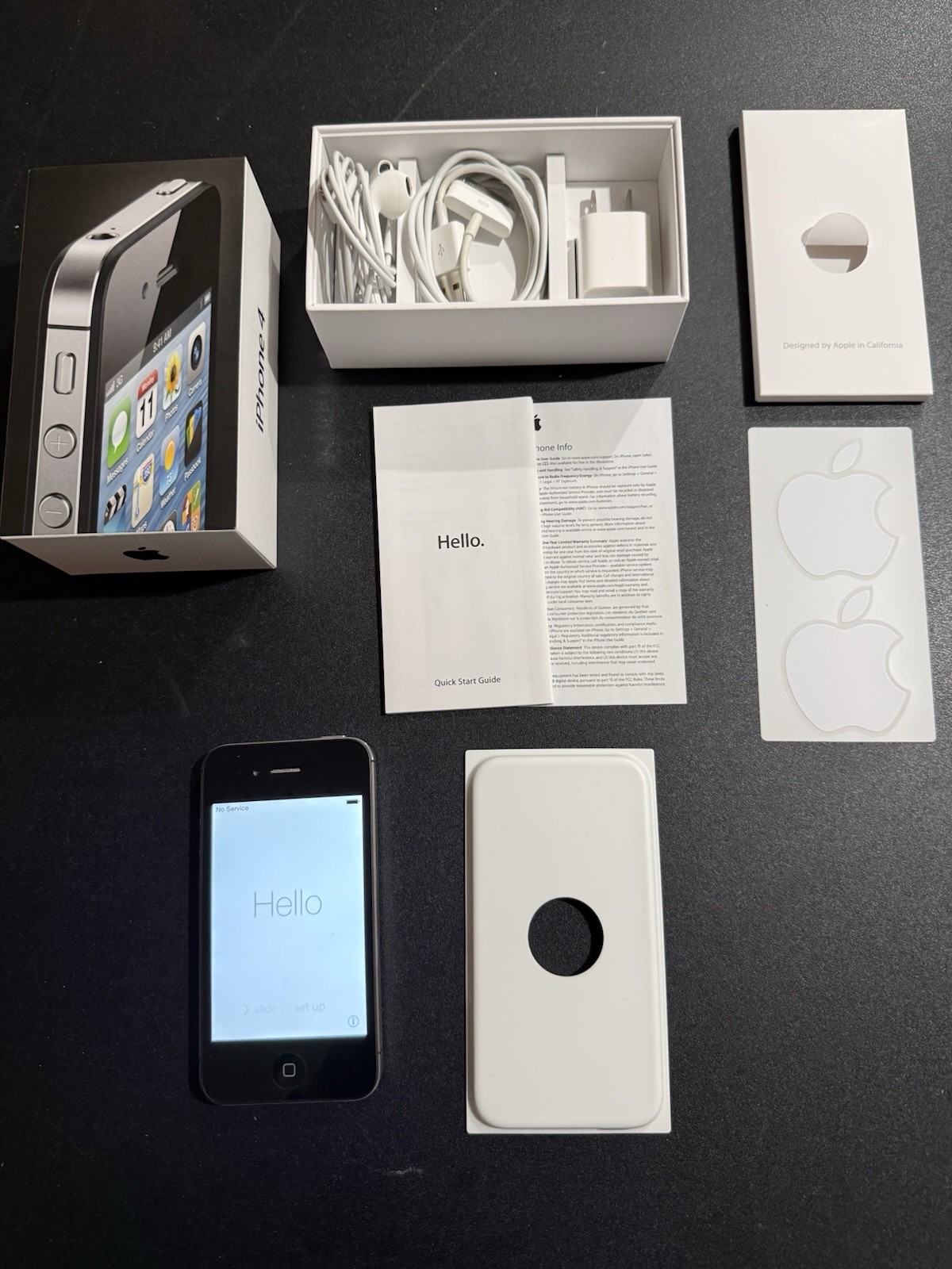Apple iPhone 4 8GB Black MD439LL/A A1349
