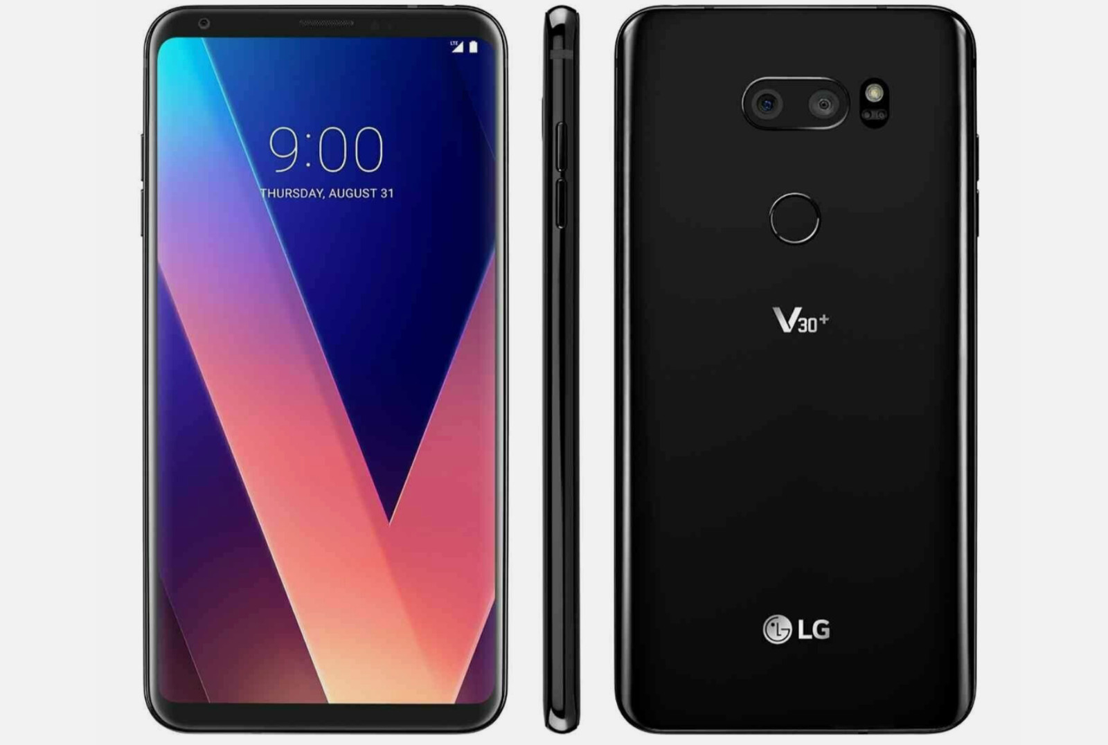 LG V30+ 128GB – Black (T-Mobile) H933 Smartphone Dual Camera