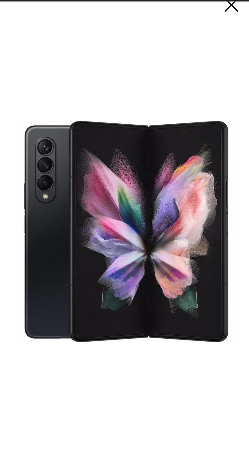 Factory Unlocked Samsung Galaxy Fold 3 (SM-F926U) 512GB Black – Pristine ¡READ!