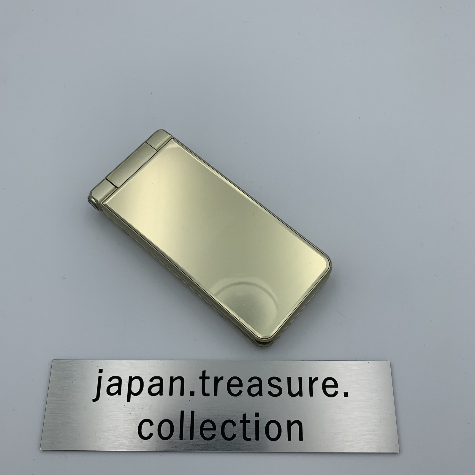 SHARP AQUOS Keitai 2 601SH Gold Flip Phone Softbank SIM Free Used From Japan
