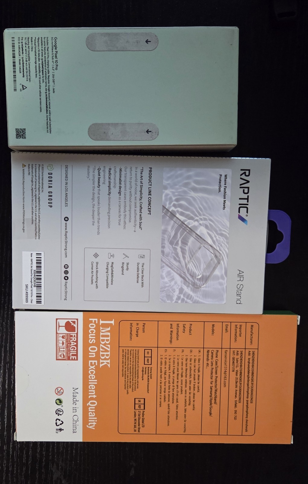 Google Pixel 10 Pro Verizon eSIM,Jade 256gb