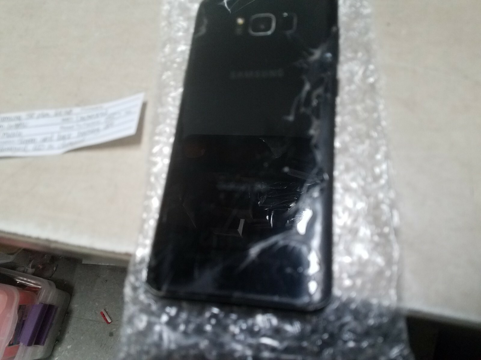 Samsung Galaxy S8 SM-G955U – 64GB – Midnight Black (T-Mobile) as is #129
