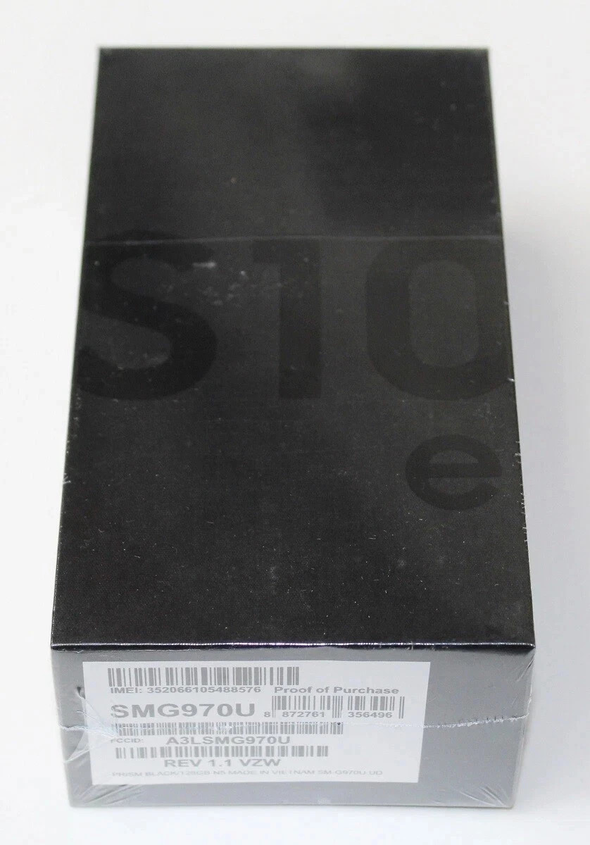 Samsung Galaxy S10e 128GB Black (Verizon) Unlocked T-Mobile NEW OTHER OPEN BOX
