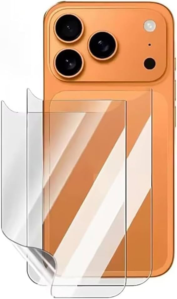 iPhone 17 Pro Max 2025 Back Screen Protector Film, Transparency Hydrogel Film –
