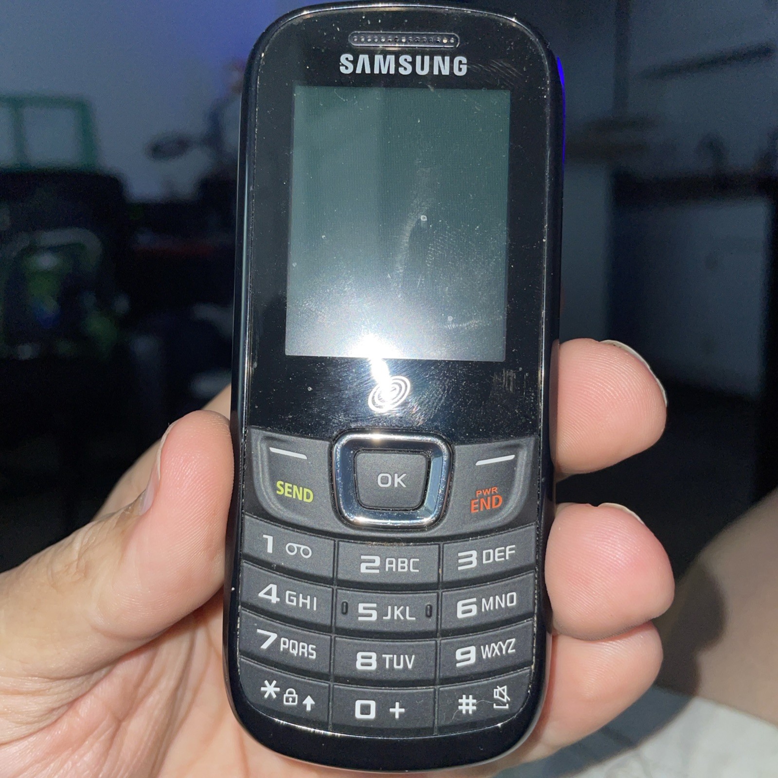 Samsung SGH-T199 Black Bluetooth Single SIM Single Core T-Mobile 3G Cell Phone
