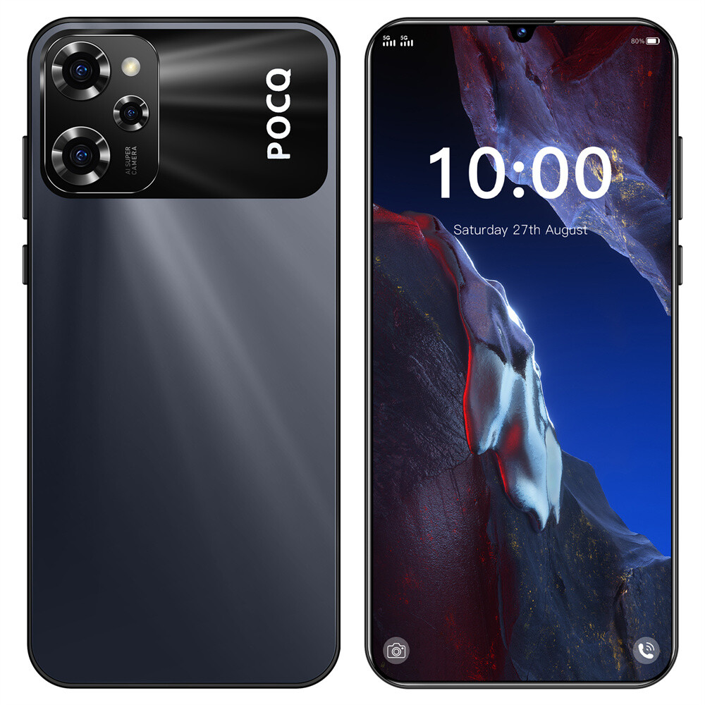 X5 Pro Smartphone Android 6.8” Unlocked 4+64GB 5000mAh 12+24MP Dual Camera