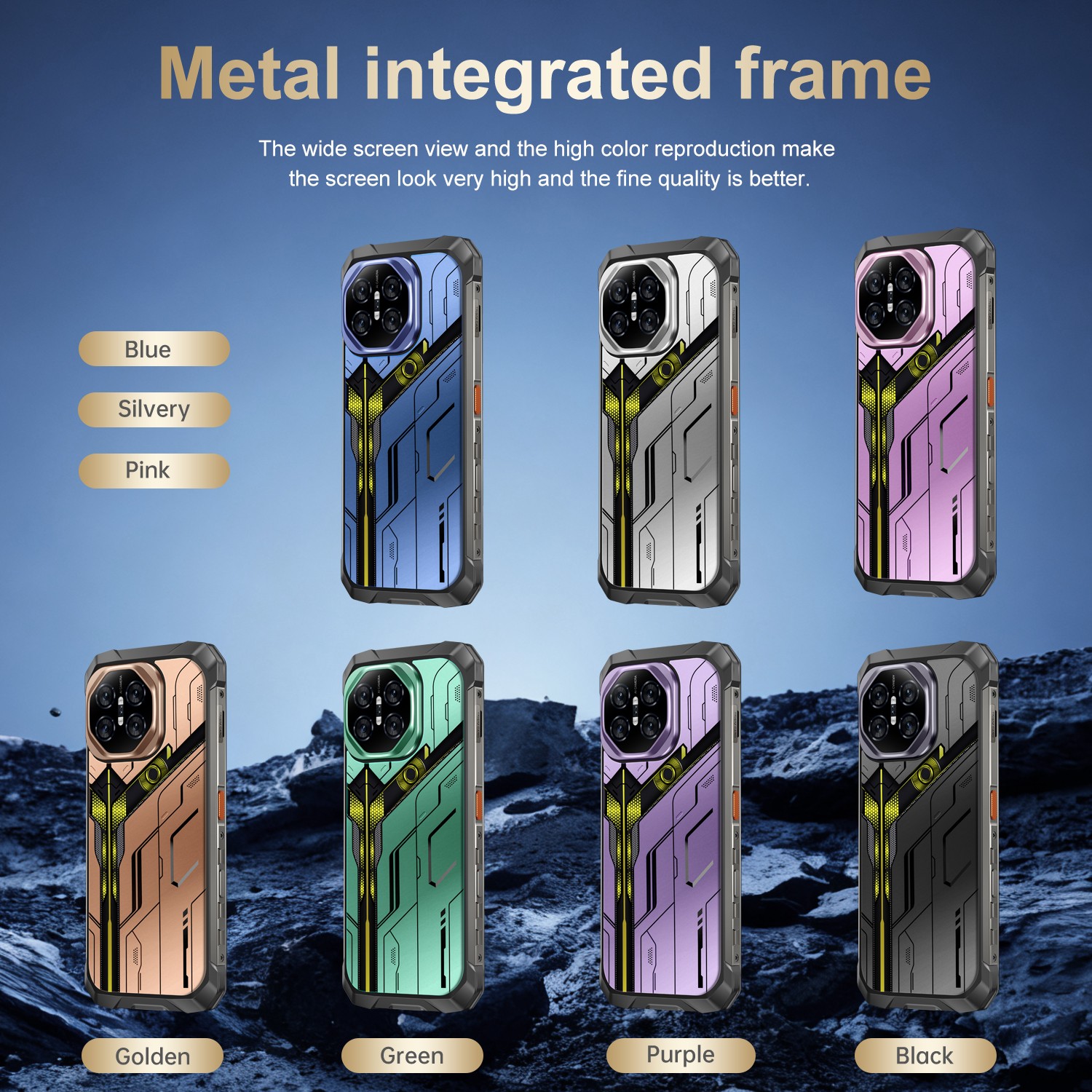 Rugged Smartphone R26 Ultra 12GB+256G Unlocked Cell Phone Dual Sim 5G 10000mAh